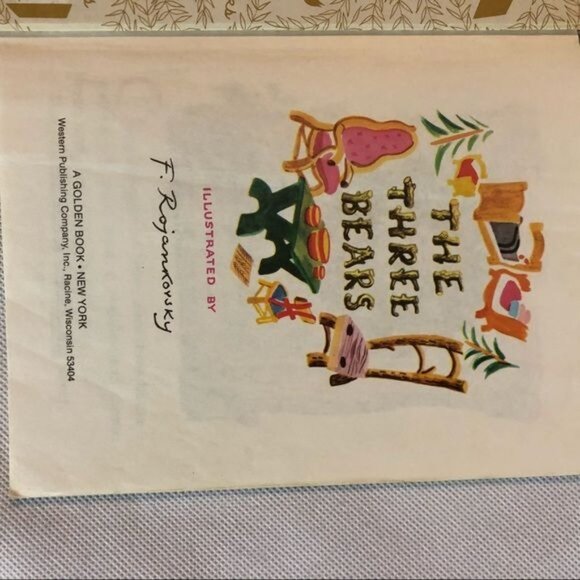 The three bears a little golden book hardcover 2nd edition 1976 READ - Picture 6 of 7